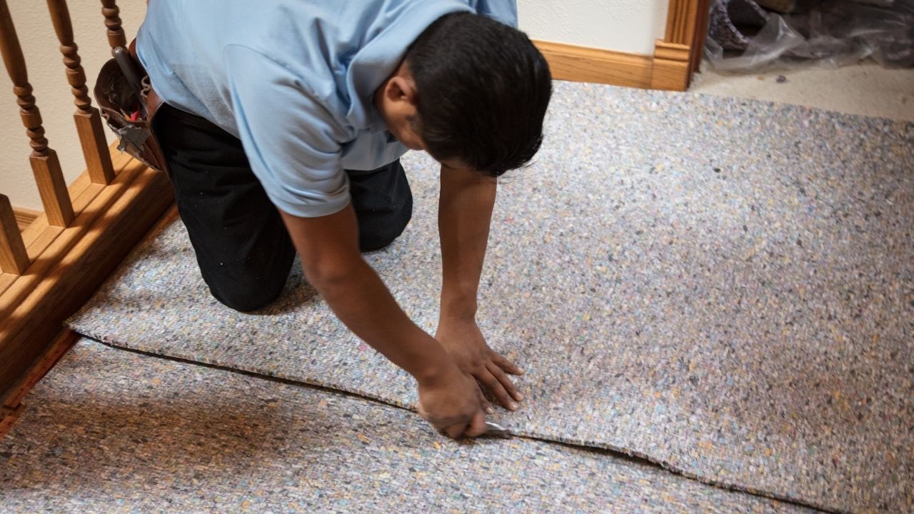 carpet holding in place