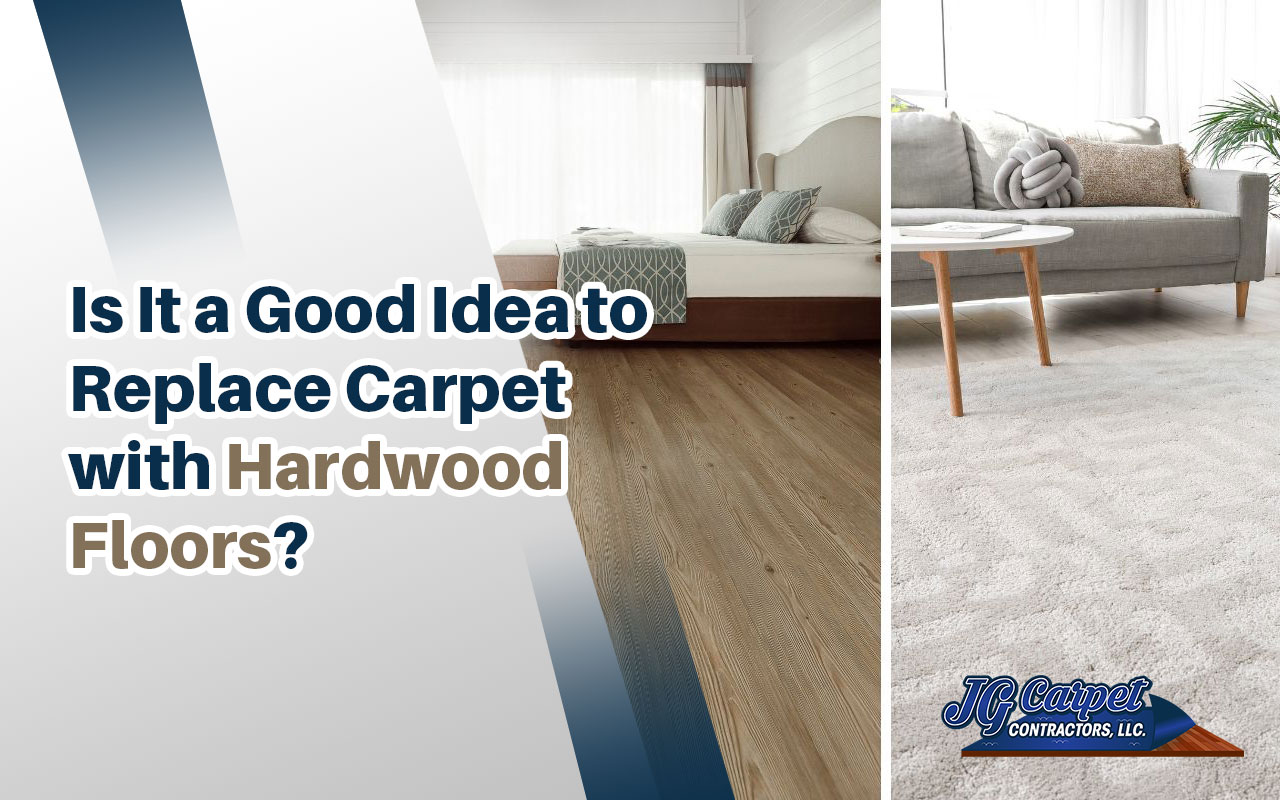 Expert hardwood floor installation by JG Carpet Contractors LLC