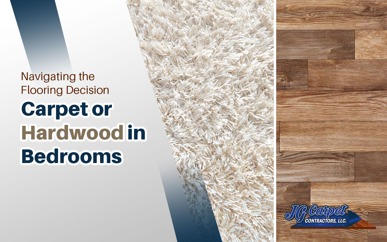 carpet or hardwood in bedrooms